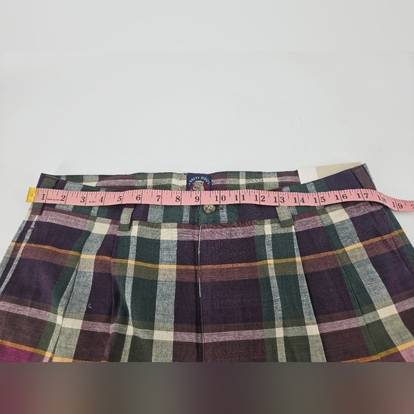 SALTY DOG Gant Mens NWT NEW 90s 1990s Plaid Shorts size 32 NOS Vintage - Picture 6 of 7